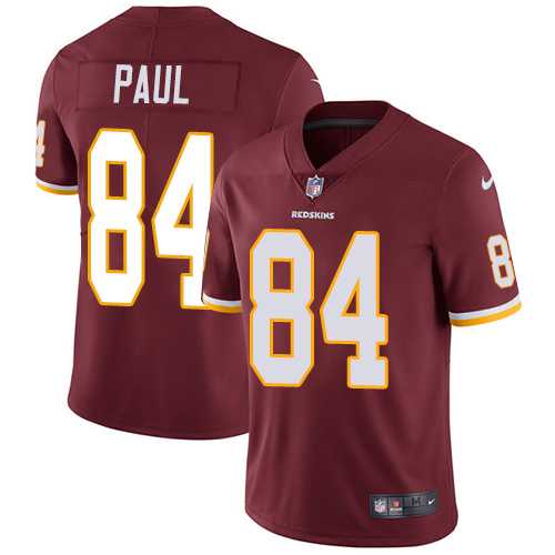 Nike Washington Redskins #84 Niles Paul Burgundy Red Team Color NFL Vapor Untouchable Limited Jersey,We sell and wholesale Nike Washington Redskins #84 Niles Paul Burgundy Red Team Color NFL Vapor Untouchable Limited Jersey on line form chian!